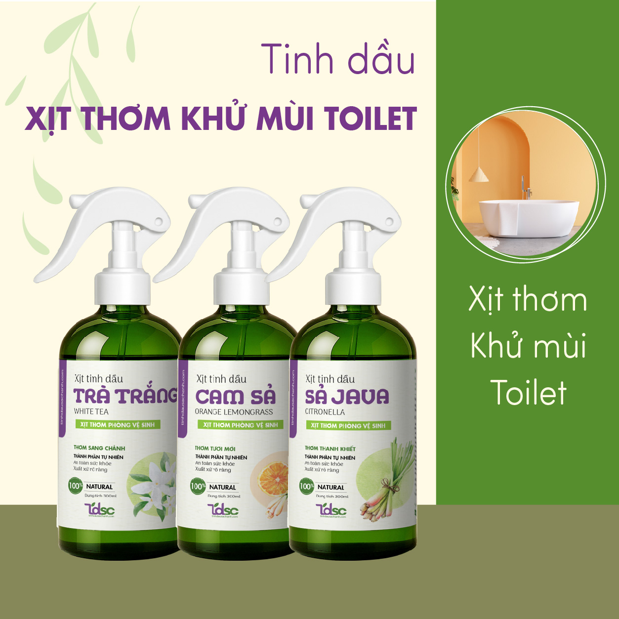 Xịt Thơm Toilet