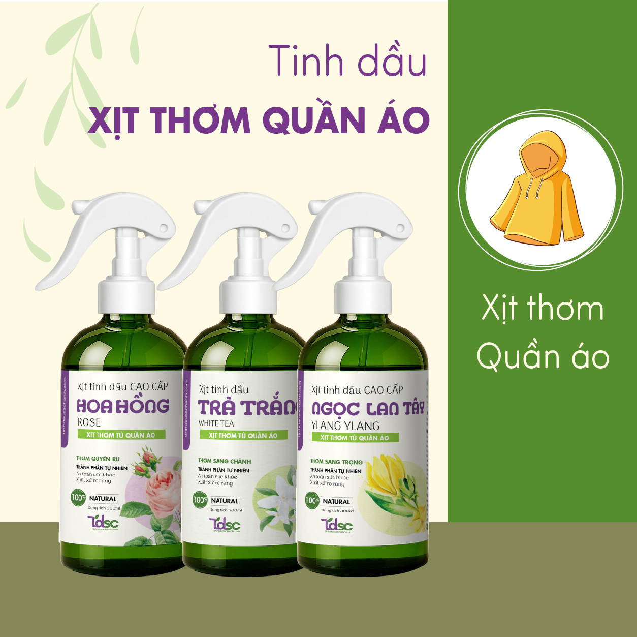 Xịt Thơm Quần Áo
