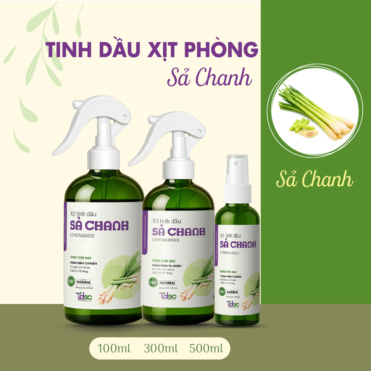 Xịt Thơm Sả Chanh Xịt Thơm Sả Chanh
