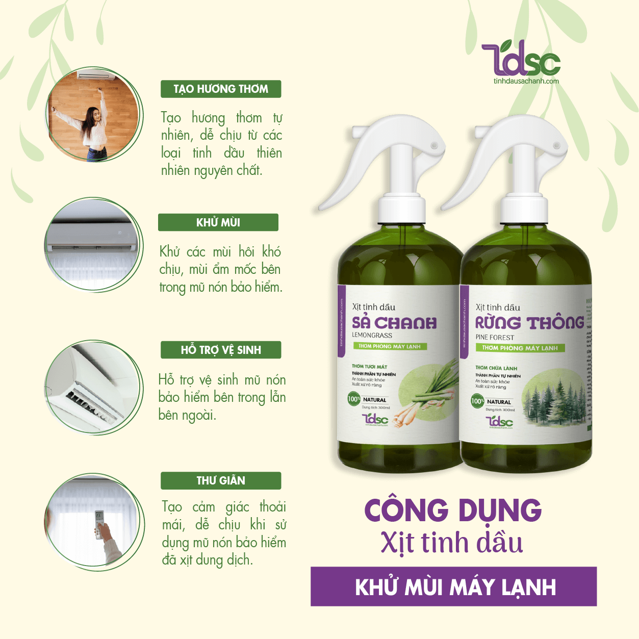 cong-dung Công Dụng Vượt Trội Của Xịt Thơm Phòng Máy Lạnh