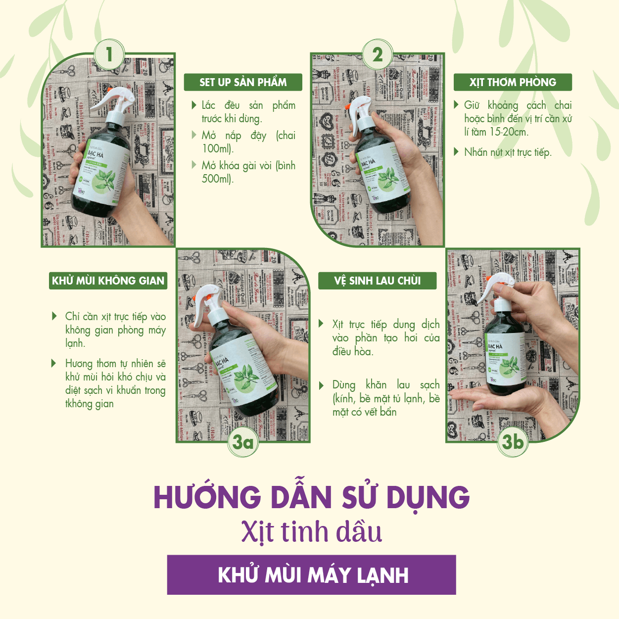 huong-dan-su-dung Hướng Dẫn Sử Dụng Xịt Thơm Phòng Máy Lạnh