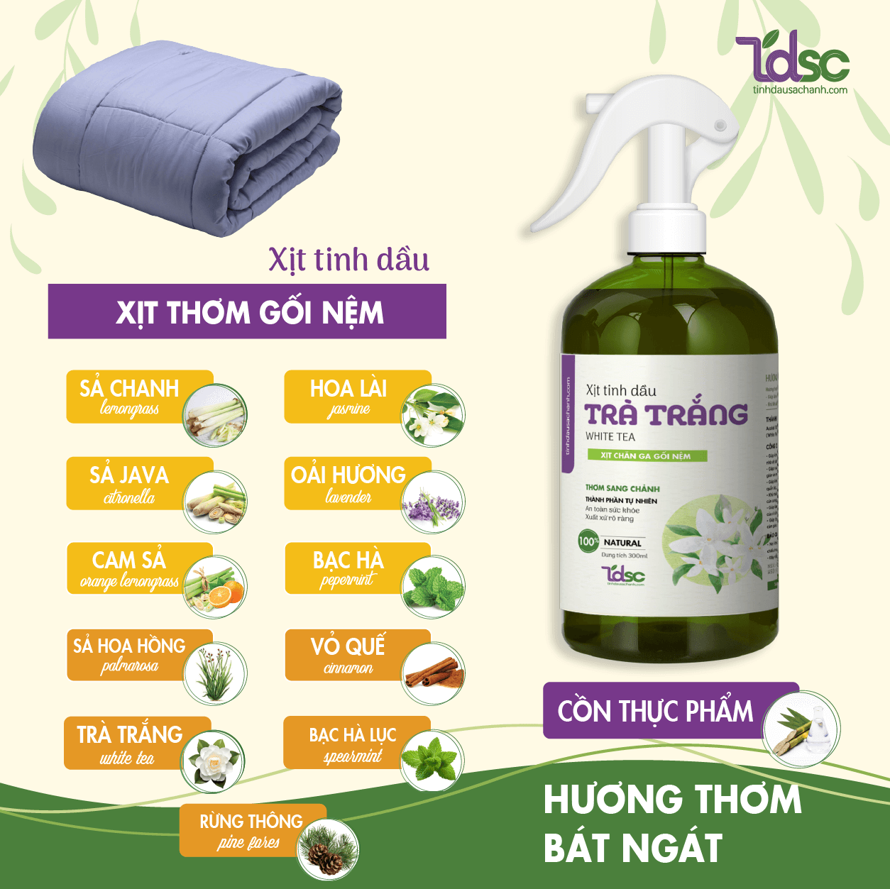 thanh-phan Xịt Thơm Gối Nệm