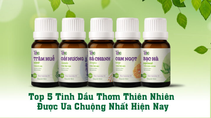 Top 5 Tinh Dầu Thơm Thiên Nhiên Được Ưa Chuộng Nhất Hiện Nay