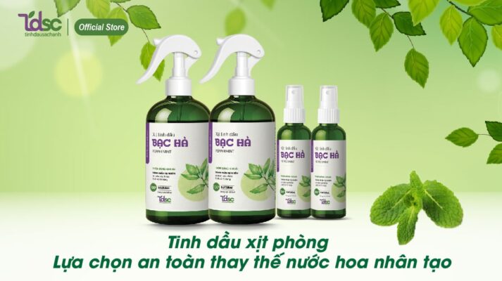 Tinh dầu xịt phòng – Lựa chọn an toàn thay thế nước hoa nhân tạo