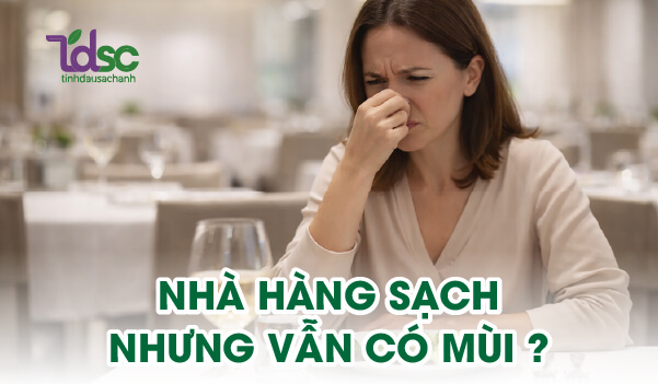 Không gian nhà hàng sạch nhưng vẫn có mùi gây khó chịu cho khách