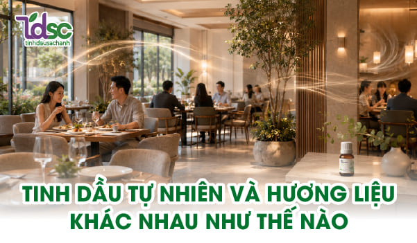 Tinh dầu tự nhiên và hương liệu trong trải nghiệm khách